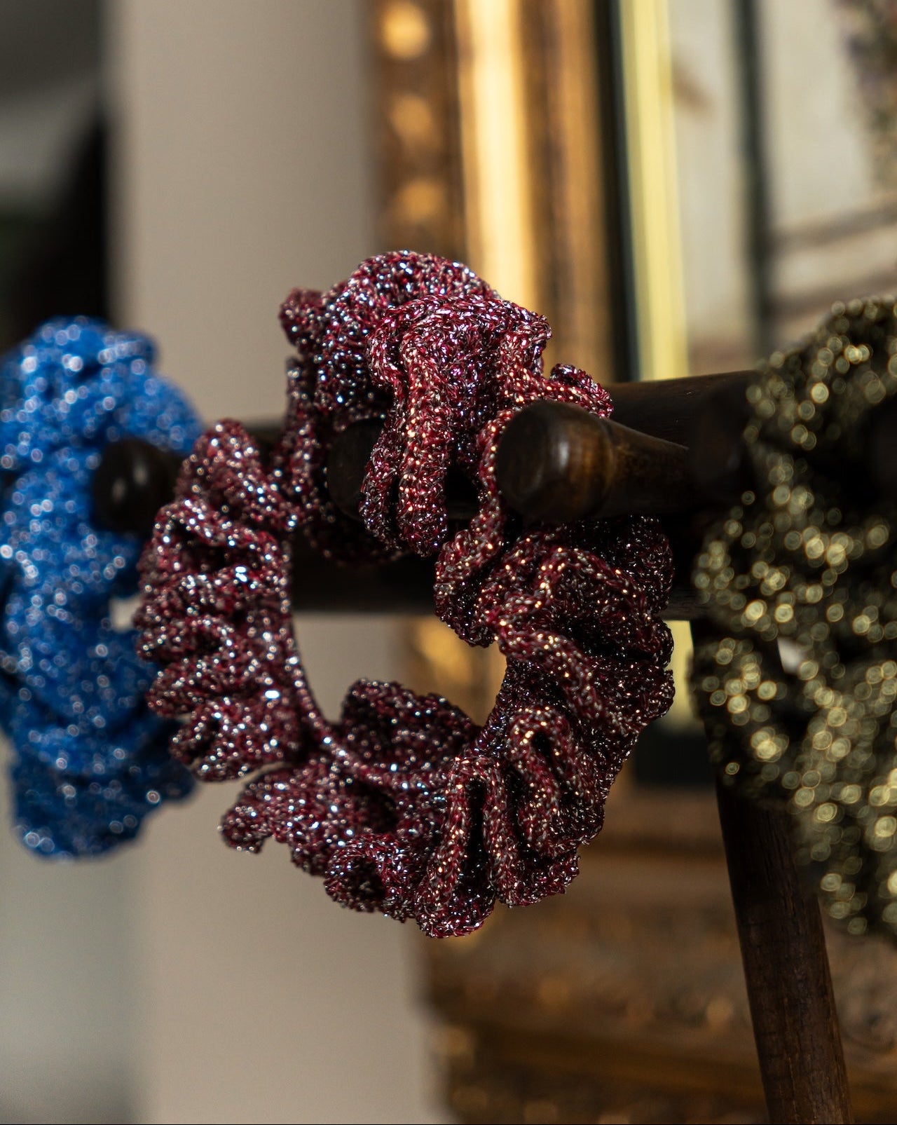 Brazalete Crochet Rojo